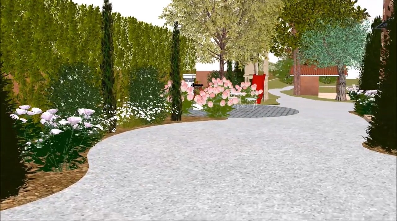 conception 3D jardin rhone 69