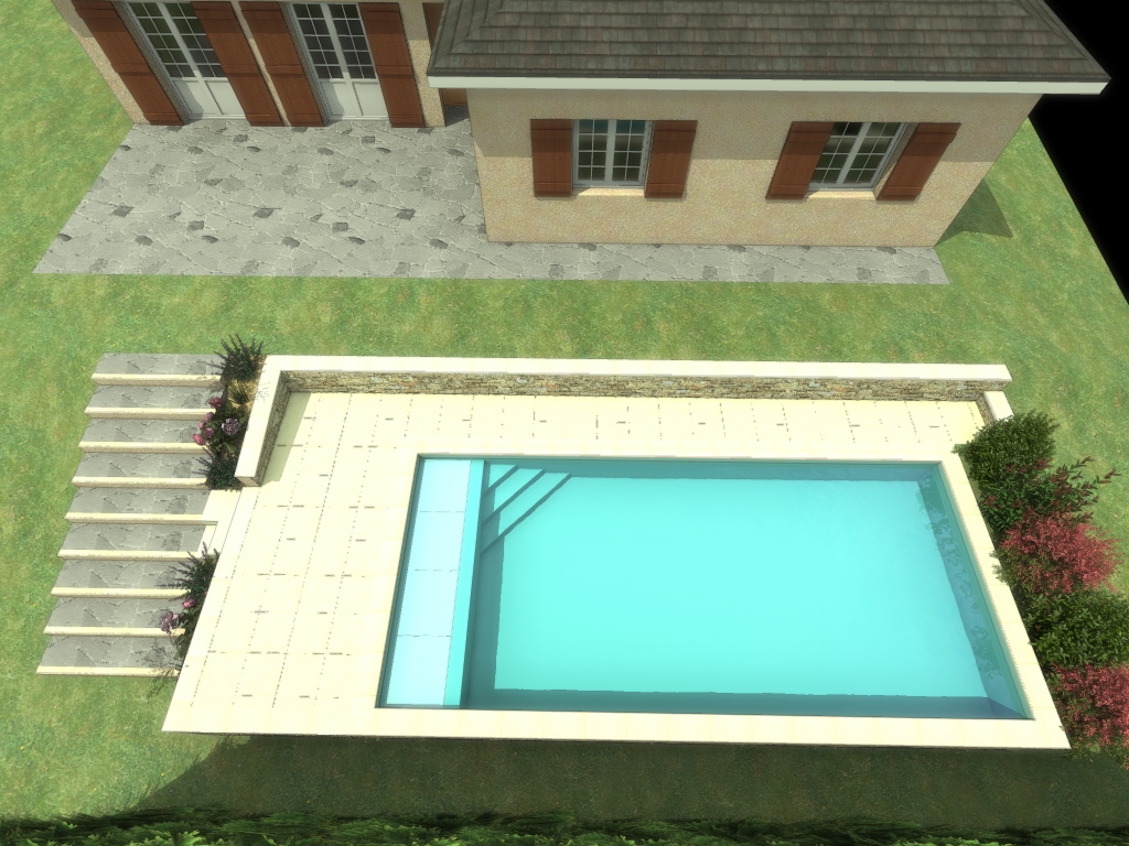 conception plans 3D piscine 69